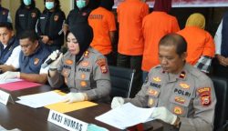 Polres Ternate saat jumpa pers. Foto: Istimewa